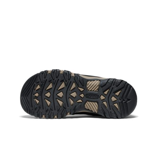 Big Kids' Targhee IV Waterproof Hiking Shoe  |  Dark Olive/Gold Flame - Image 6