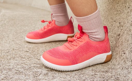 Big Kids' KNX Knit Sneaker  |  Iguana/Evening Primrose - Image 7