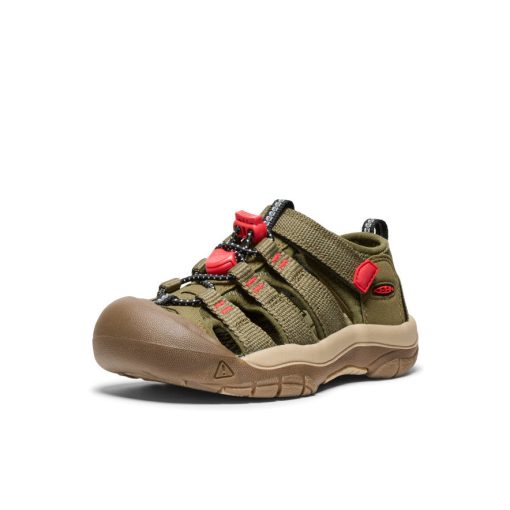 Little Kids' Newport H2  |  Martini Olive/Aura Orange - Image 2