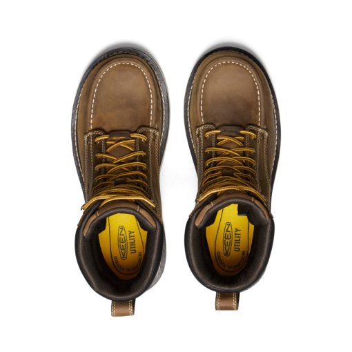 Men's Cincinnati 8 Waterproof 90° Heel Boot (Carbon Toe)  |  Belgian/Sandshell - Image 4