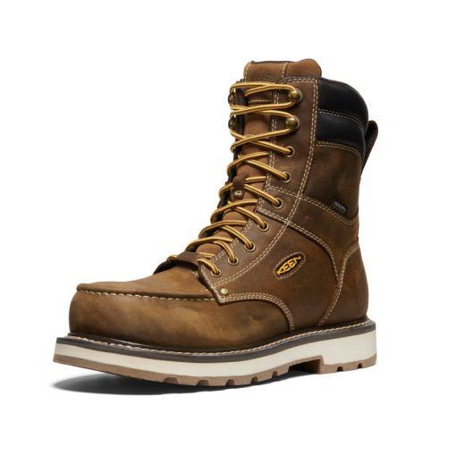 Men's Cincinnati 8 Waterproof 90° Heel Boot (Carbon Toe)  |  Belgian/Sandshell - Image 3