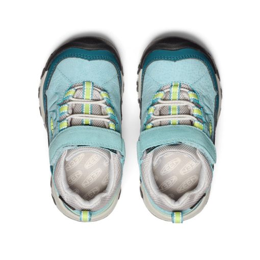 Little Kids' Targhee IV Waterproof Hiking Shoe  |  Reef Waters/Daiquiri Green - Image 4