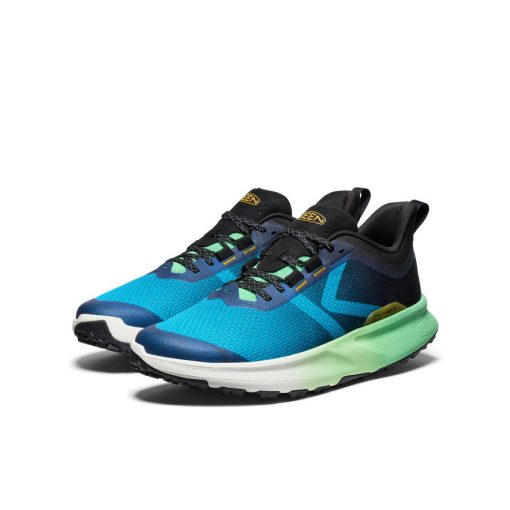 Men's 450 Dirt Hiking Shoe  |  Blue Danube/Absinthe Green - Image 2