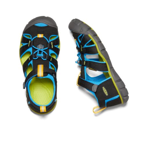 Big Kids' Seacamp II CNX  |  Black/Brilliant Blue - Image 4