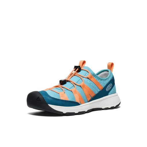 Big Kids' Motozoa Sneaker  |  Legion Blue/Tangerine - Image 3
