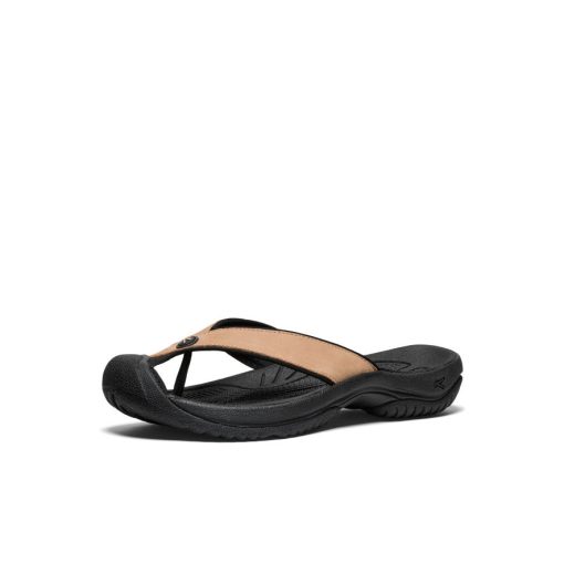 Men's Waimea Leather Flip-Flop  |  Cornstalk/Black - Image 3