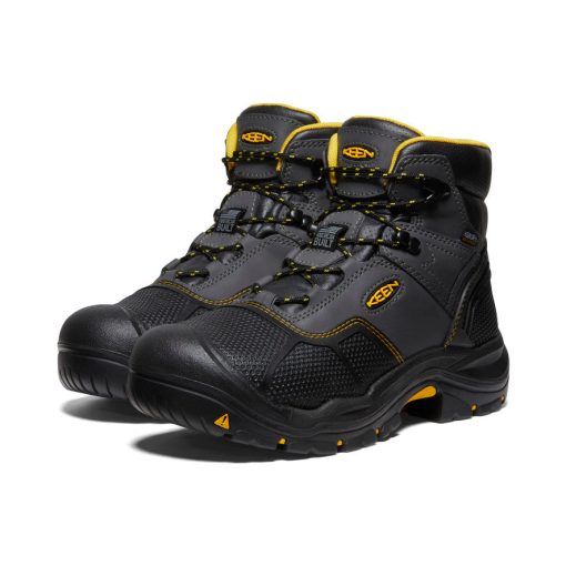 Men's Logandale Waterproof Boot (Steel Toe)  |  Raven/Black - Image 2