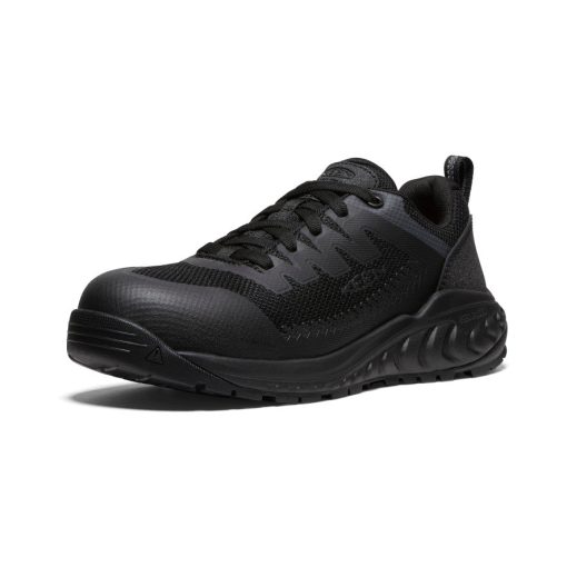 Women's Arvada Work Sneaker (Carbon Toe)  |  Black/Black - Image 3