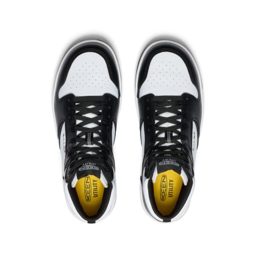 Men's Overton Mid Work Shoe (Carbon Toe)  |  Star White/Black - Image 5