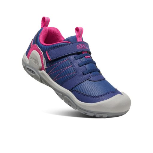 Big Kids' Knotch Peak Sneaker  |  Blue Depths/Pink Peacock - Image 3