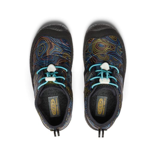 Big Kids' Howser II Waterproof Chukka  |  Black/Reef Waters - Image 4