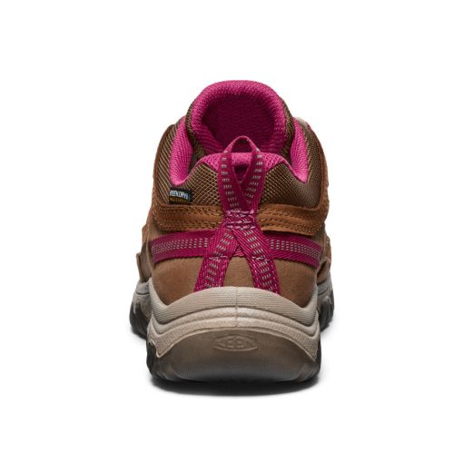 Women's Targhee IV Waterproof Hiking Shoe  |  Bison/Beaujolais - Image 5