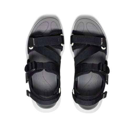 Women's Elle Sport Backstrap Sandal  |  Black/Steel Grey - Image 4