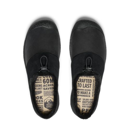 Men's Howser III Leather Slide  |  Black/Black - Image 4