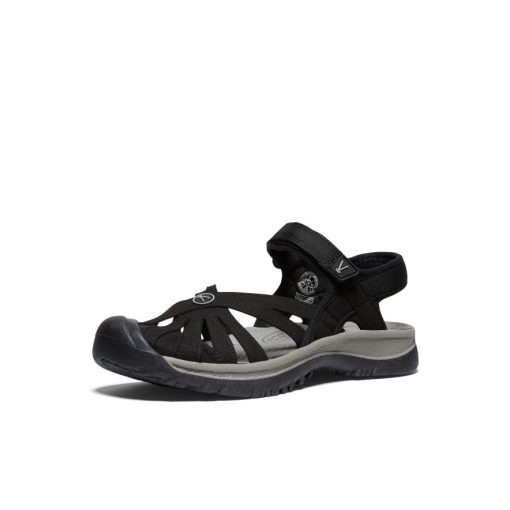 Women's Rose Sandal  |  Black/Neutral Gray - Image 3