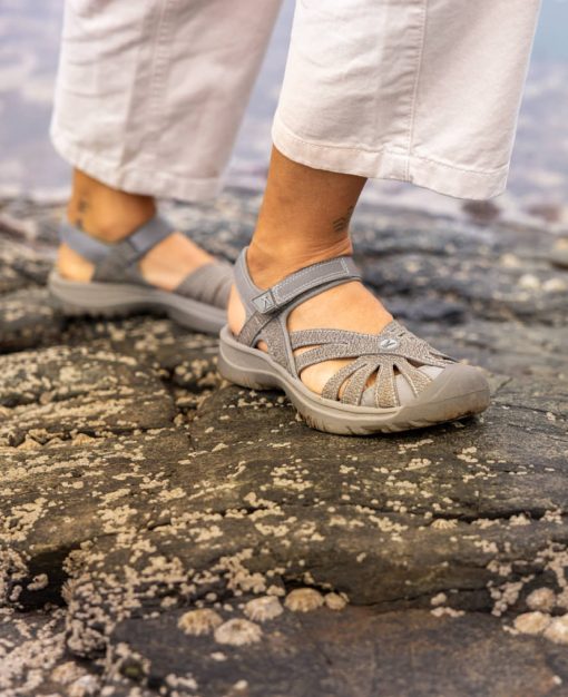 Women's Rose Sandal  |  Brindle/Shitake - Image 8