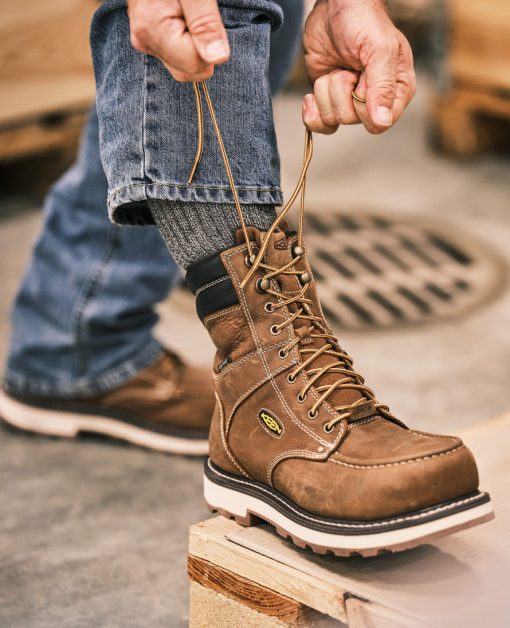 Men's Cincinnati 8 Waterproof 90° Heel Boot (Carbon Toe)  |  Belgian/Sandshell - Image 9