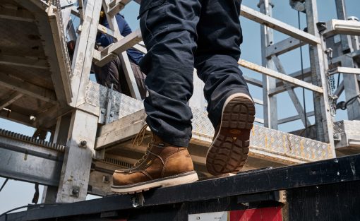 Men's Cincinnati 8 Waterproof 90° Heel Boot (Carbon Toe)  |  Belgian/Sandshell - Image 7