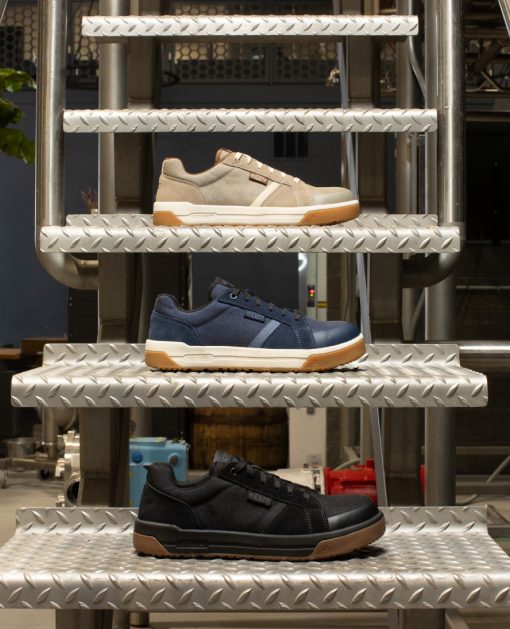 Men's Kenton Work Shoe (Carbon Toe)  |  Naval Academy/Gum - Image 9
