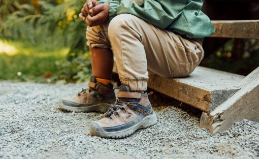 Little Kids' Targhee Waterproof Boot  |  Steel Grey/Porcelain - Image 6
