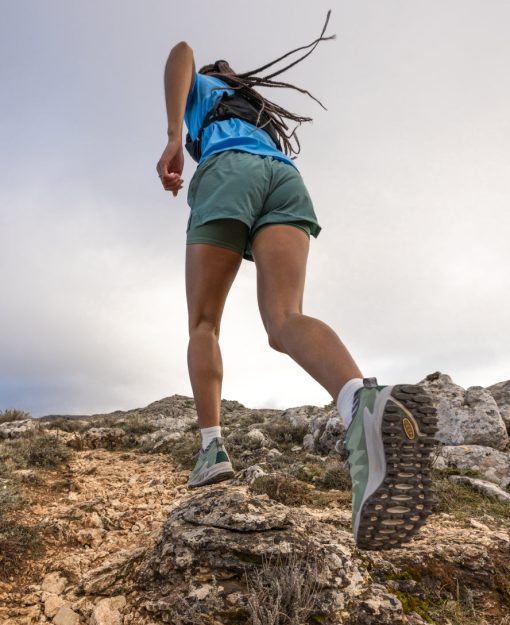 Women's Zionic Waterproof Hiking Shoe  |  Plum Perfect/Daiquiri Green - Image 9