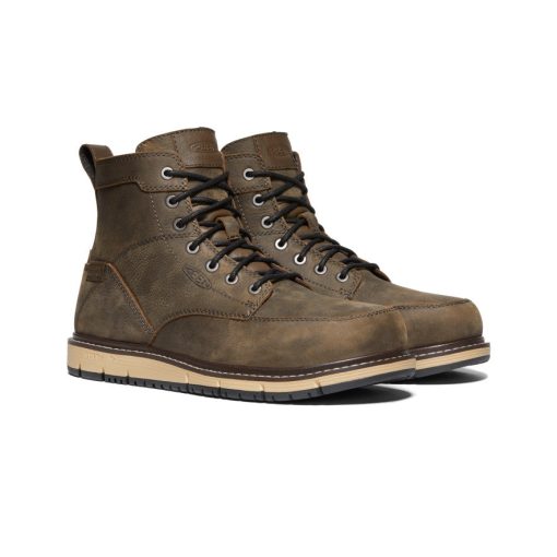 Men's San Jose 6 Waterproof Boot (Aluminum Toe)  |  Cascade Brown/Black - Image 2