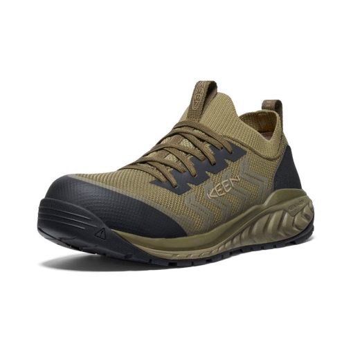 Men's Arvada Shift Work Sneaker (Carbon Toe)  |  Martini Olive/Black - Image 3