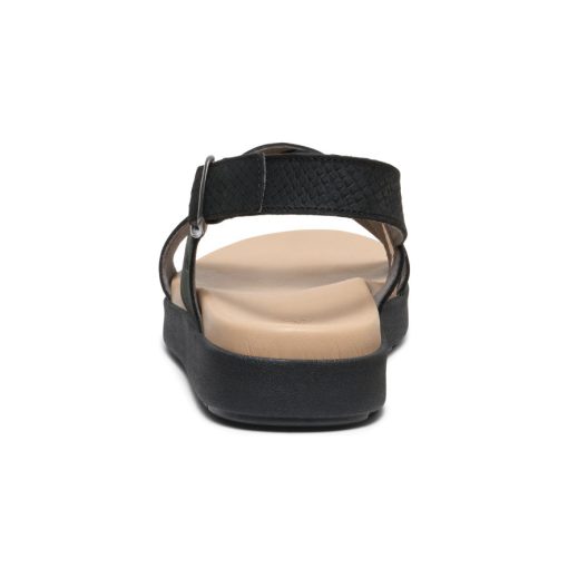 Women's Elle Luxe Backstrap Sandal  |  Black/Black - Image 5
