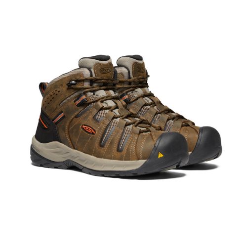 Men's Flint II Boot (Soft Toe)  |  Cascade Brown/Burnt Ochre - Image 2