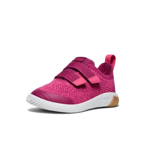 Toddlers' KNX Knit Double Strap  |  Beaujolais/Raspberry - Image 2