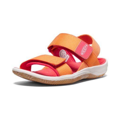 Little Kids' Elle Backstrap  |  Tangerine/Cayenne - Image 3