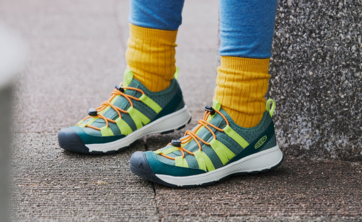 Little Kids' Motozoa Sneaker  |  Legion Blue/Tangerine - Image 7
